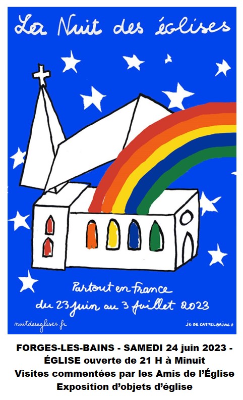 affiche Nuit eglise 2023