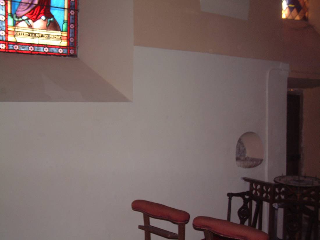 mur chapelle peint
