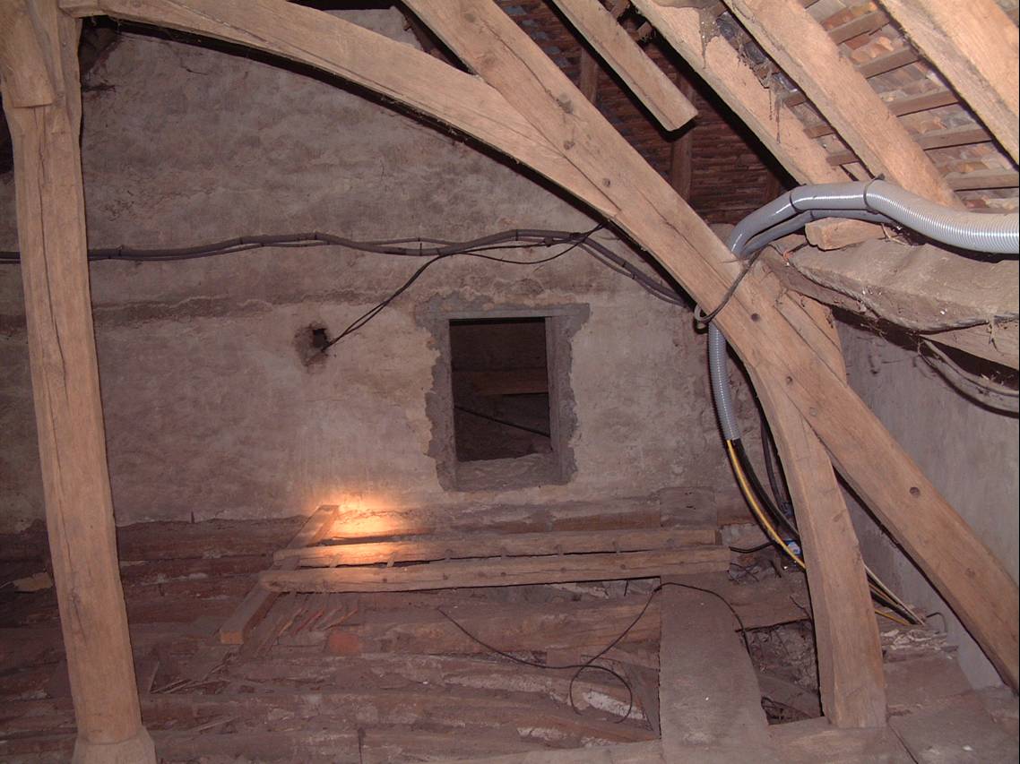 percement mur du choeur